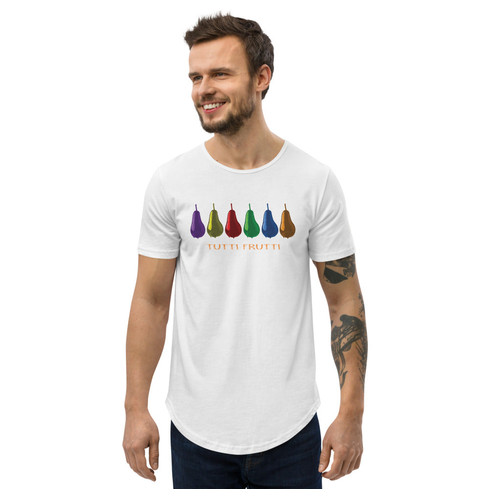 Tutti Frutti Men's Curved Hem T-Shirt