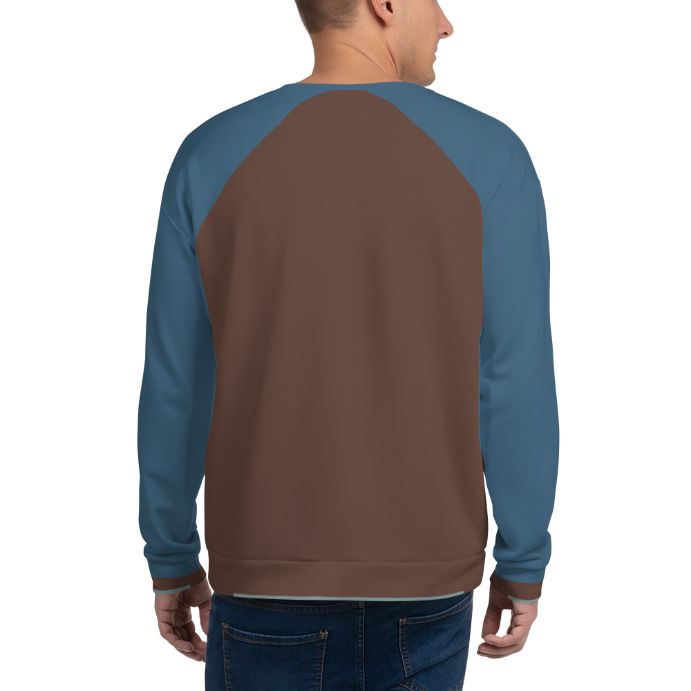 Raglan Sleeve Brown/Dusk/Foam Unisex Sweatshirt