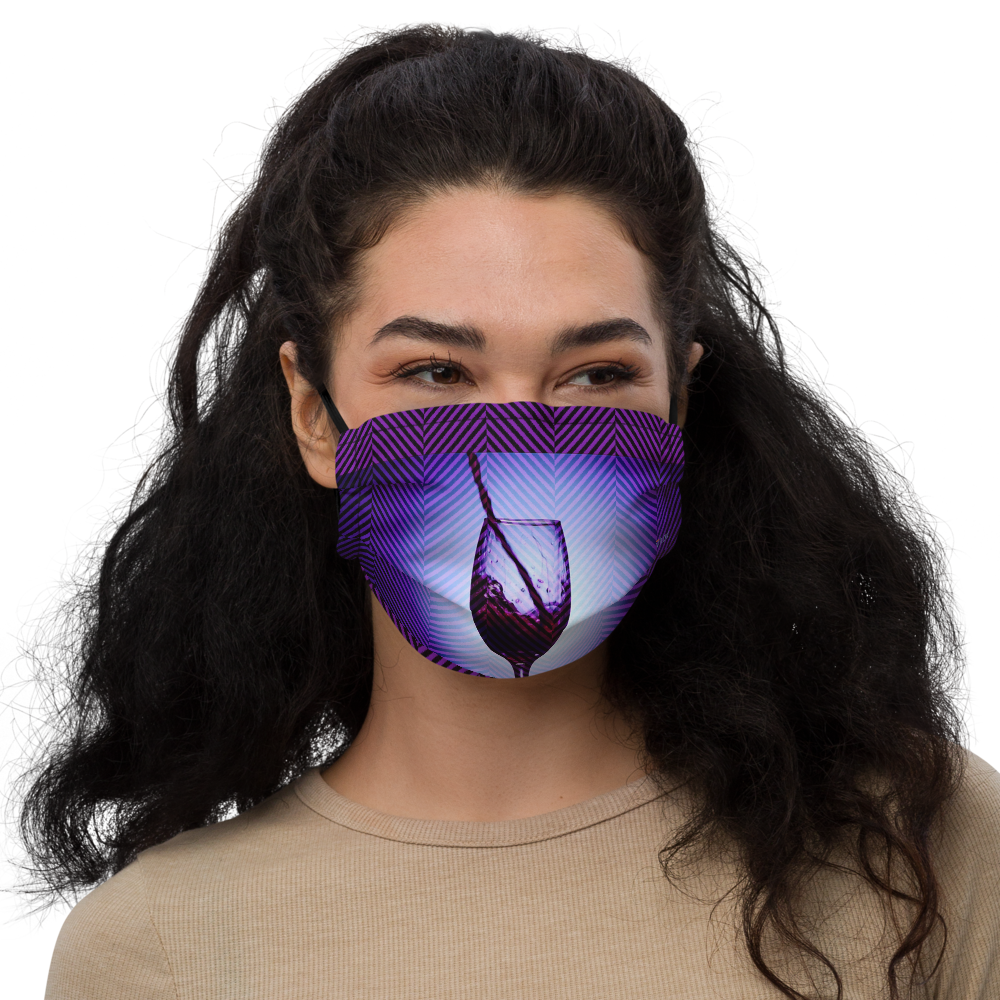Vino Purple Filtered Face Mask from Vluxe by Lucky Nahum