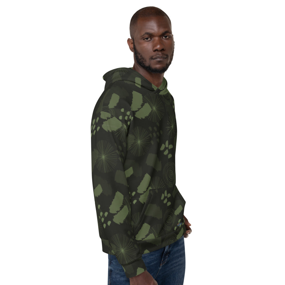 Lucky Camo Olive Unisex Hoodie from Vluxe by Lucky Nahum