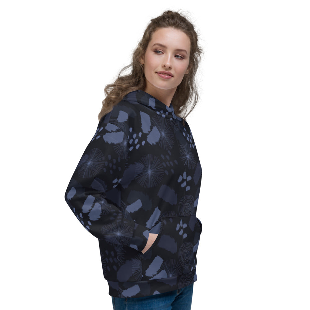 Lucky Camo Blues Unisex Hoodie from Vluxe by Lucky Nahum
