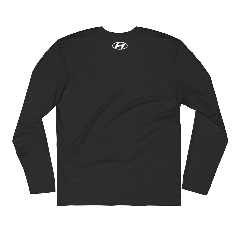Vision Black Long Sleeve Fitted Crew
