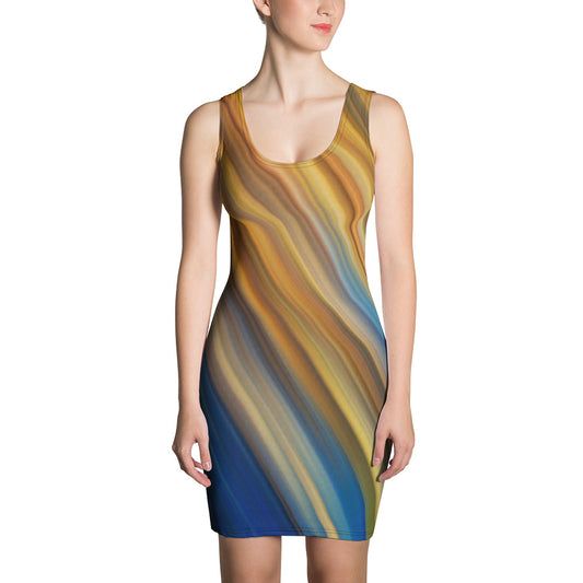 SPACE TRAVEL PRINTED DRESS