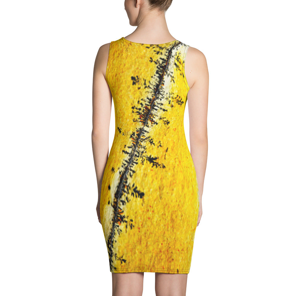 SUN DRENCHED PRINTED DRESS