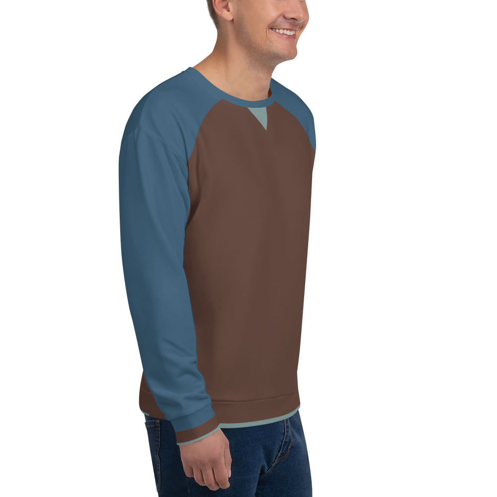 Raglan Sleeve Brown/Dusk/Foam Unisex Sweatshirt