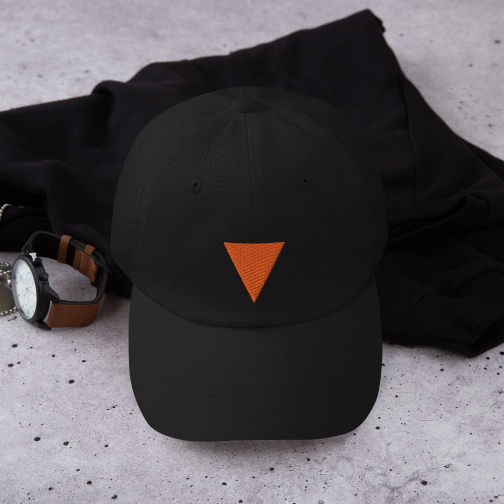 Classic Orange V Hat from Vluxe by Lucky Nahum