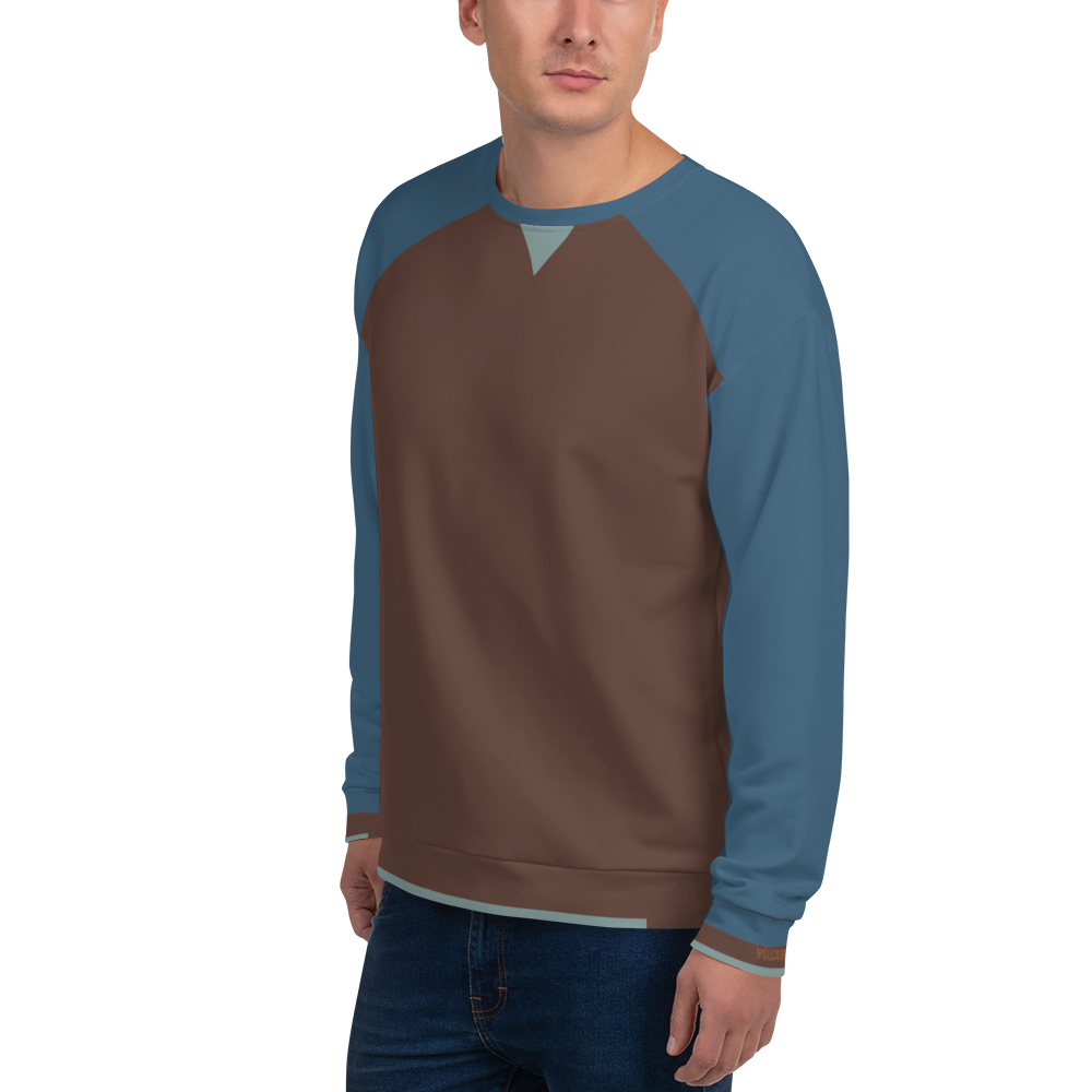 Raglan Sleeve Brown/Dusk/Foam Unisex Sweatshirt