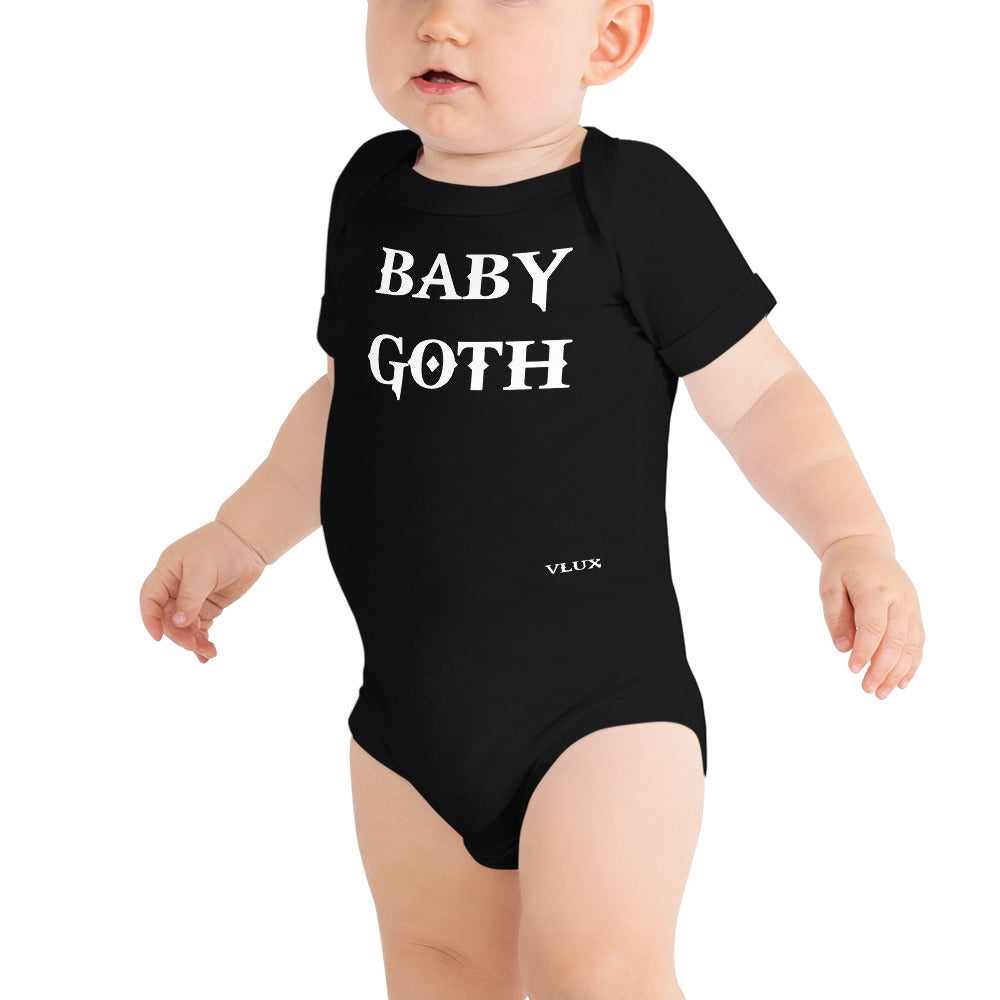 CLASSIC VLUXE BABY GOTH ONESIE from Vluxe by Lucky Nahum
