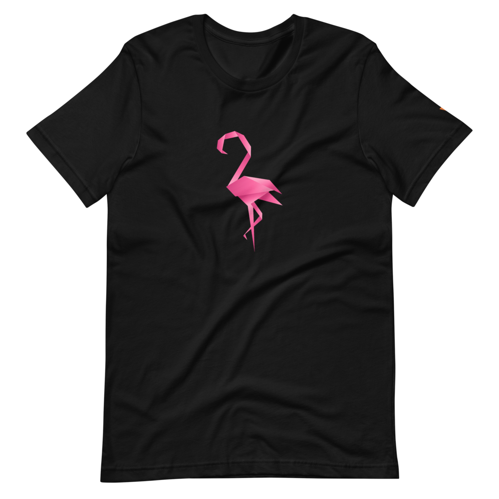 Flamingo Short-Sleeve Unisex T-Shirt from Vluxe by Lucky Nahum
