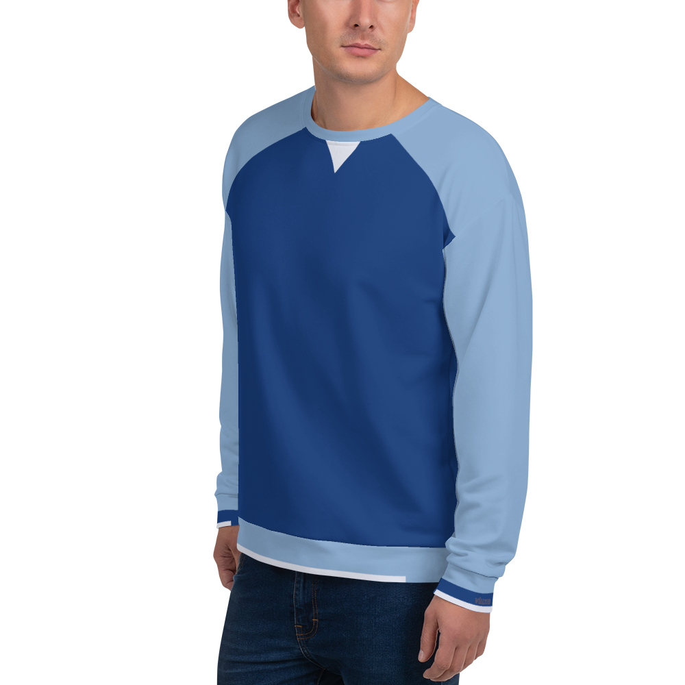 Raglan Sleeve Sky/Sea/Cloud Unisex Sweatshirt