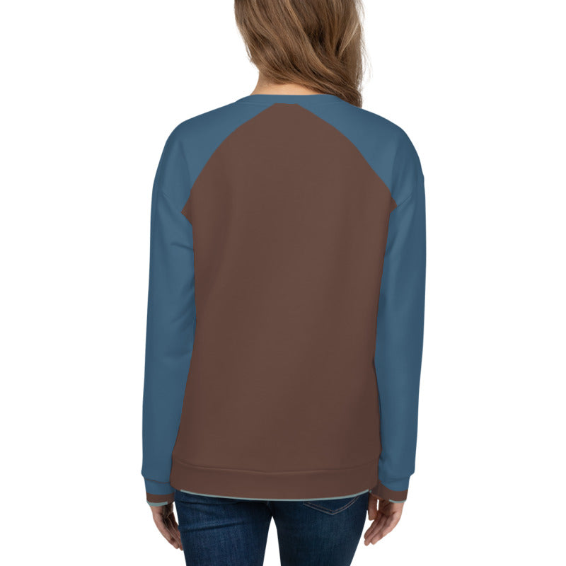 Raglan Sleeve Brown/Dusk/Foam Unisex Sweatshirt