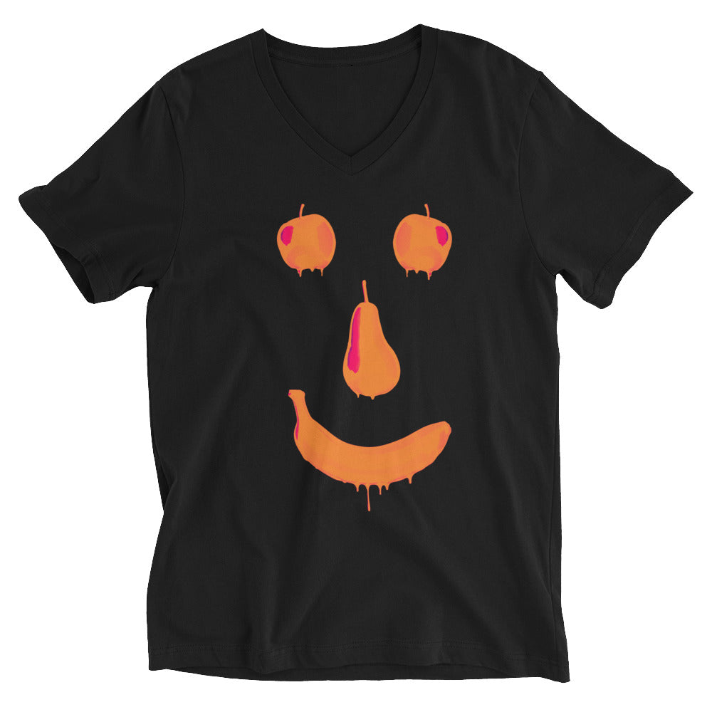 Fruit Face Unisex Short Sleeve V-Neck T-Shirt